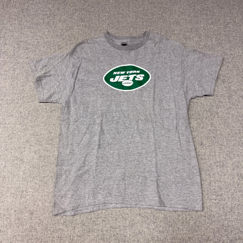Gildan | New York Jets T-Shirt | Large | Gray | Levi 22 Graphic Short Sleeve Tee